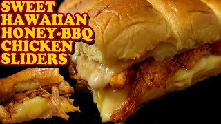 Sweet Hawaiian Honey BBQ Chicken Sliders (in Pineapple Sauce) w/ Cheese. How to make Chicken Sliders by Good Foods Good Mood 8,328 views 1 year ago 5 minutes, 40 seconds
