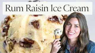 Classic Rum Raisin Ice Cream Recipe