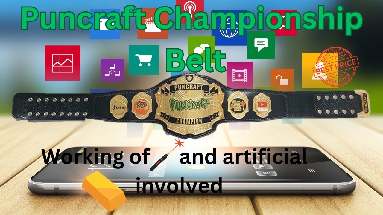 Puncraft championship belt Ibrahim Sports home for the championship belts & medallions