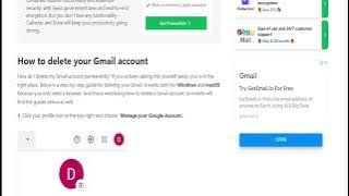 How to delete a Gmail account and Google a By Llaiba Tag