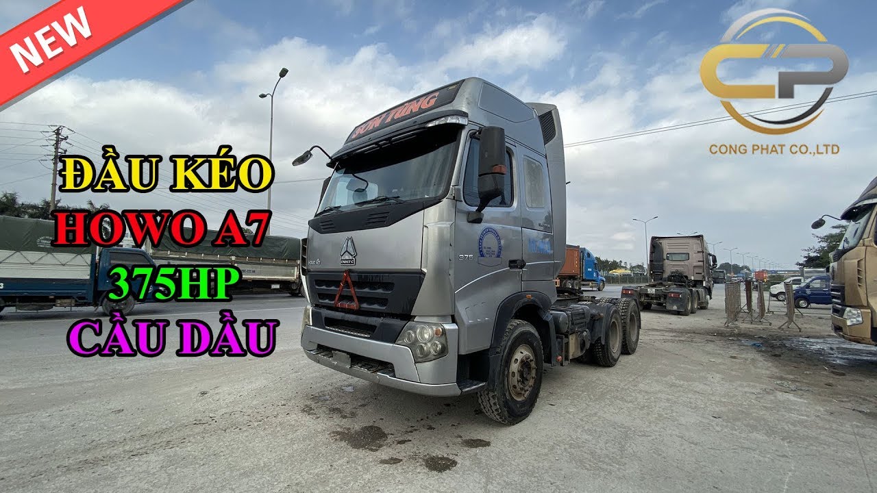 Hàng mới về | Bán đầu kéo Howo a7 cũ 375hp cầu dầu... - youtube
