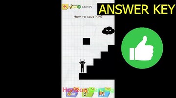 Draw 2 Save: Stickman Puzzle LEVEL 75 - How to save him - Gameplay Walkthrough Android IOS