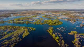 DNEPR OVERFLOW HYPERLAPSE | РАЗЛИВ ДНЕПРА ГИПЕРЛАПС