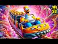 VR Roller Coaster The Simpsons | VR Vídeo 3D SBS [Google Cardboard • VR Box]