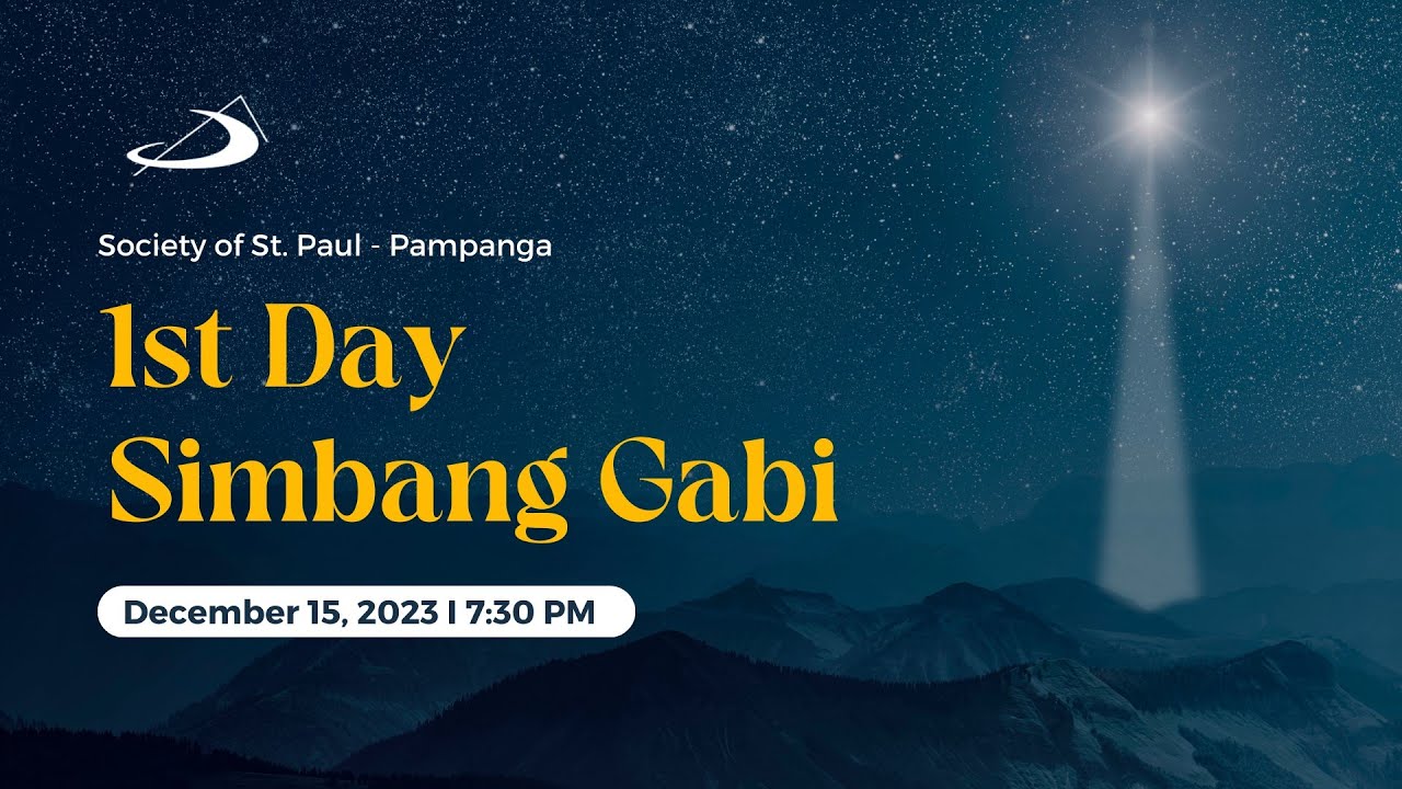 DEC 15, 2023 | 7:30 PM | CELEBRATION OF HOLY MASS | ST PAUL CHAPEL ...