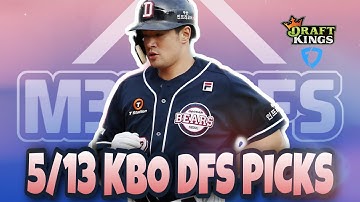 KBO DraftKings DFS Picks, FanDuel Picks 5/13/2020