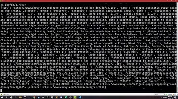 Chewy Scraper Demo[Scrapy Python]