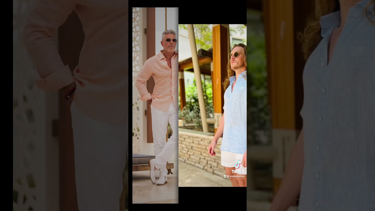 Linen men shirts collection with Italian fabric 