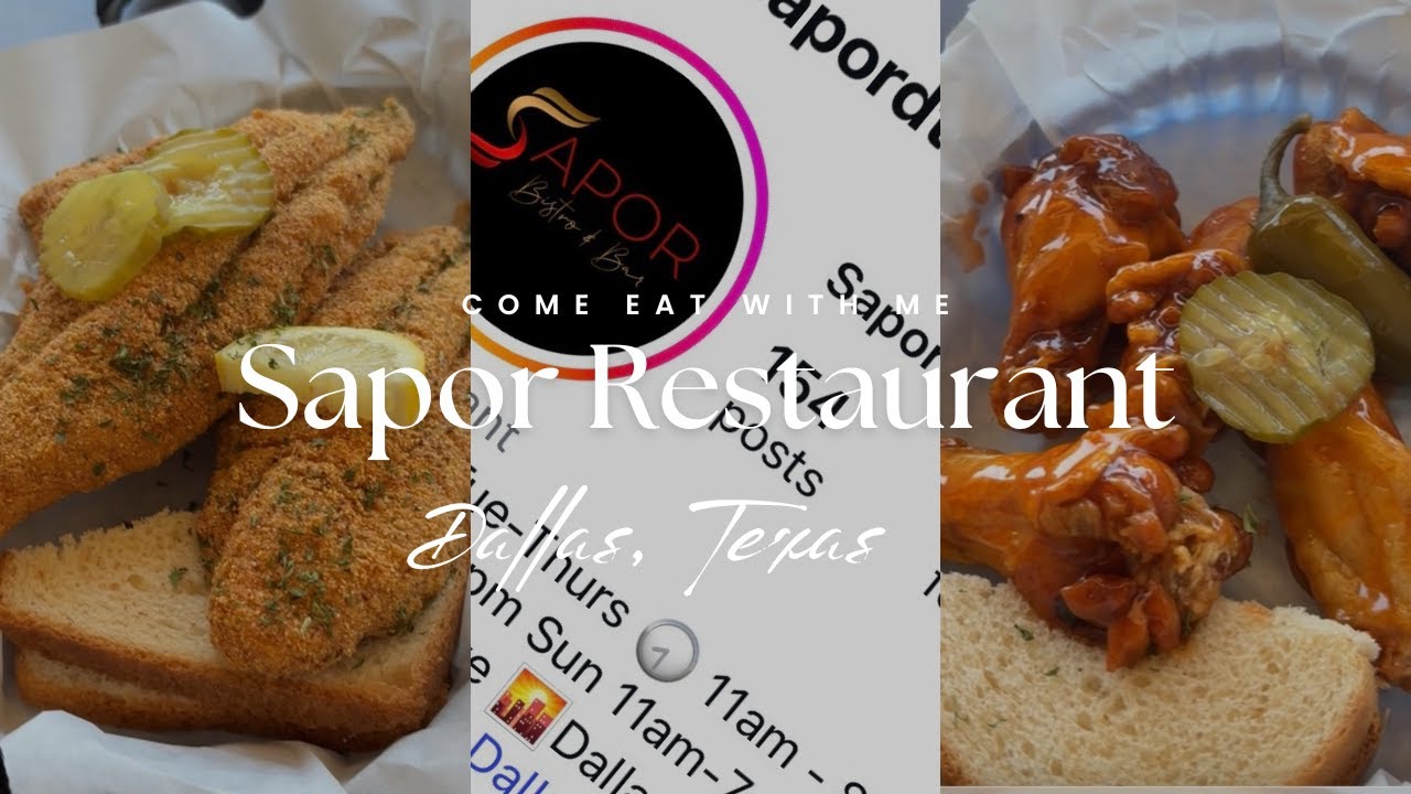 Restaurant Review |Sapor Bistro & Bar Dallas, Texas | CharmoneyTHINKS 🧠 | June 2025