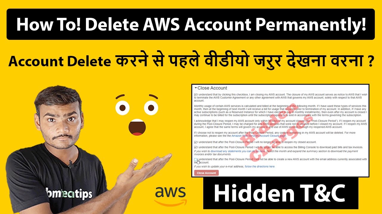 Proper Way To Delete Aws Account Permanently In 2020