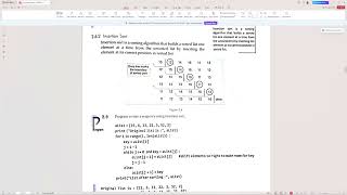 CBSE Class 12 Insertion Sort