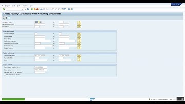 F-14  Posting Recurring Entry