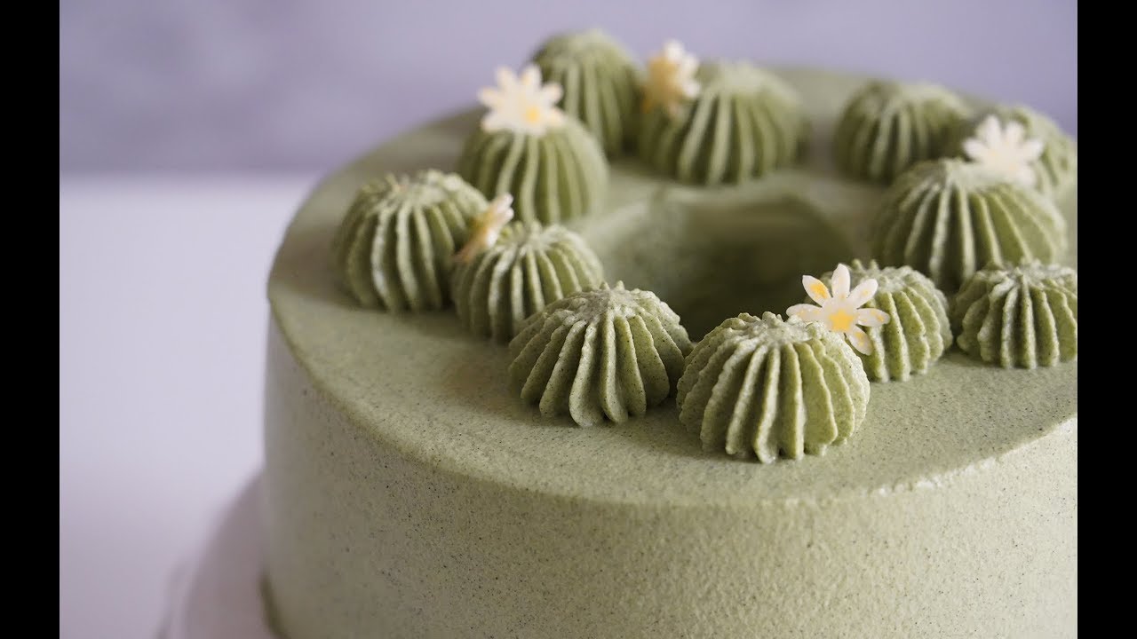 녹차 쉬폰케이크 만들기: green tea chiffon cake, malcha cake[우미스베이킹:umi'sbaking]