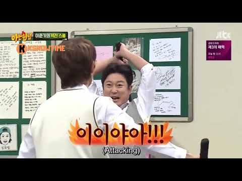 Knowing Brothers Ep 151 -  Su geun cut his hand in funny way