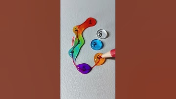 Draw a straight line connecting the numbers ✍️👉 #drawing #line #maths #shorts