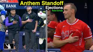 E36-8 - National Anthem Standoff Ejections in Tampa as Lance Barrett Ejects Angels & Rays Pitchers