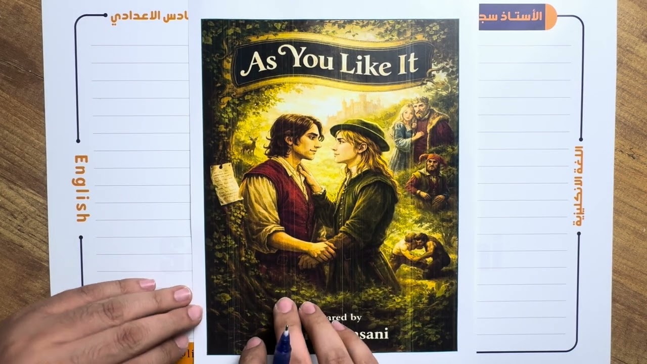 ادب الكورس الثاني | section 1 |مسرحية كما تشاء | السادس الاعدادي