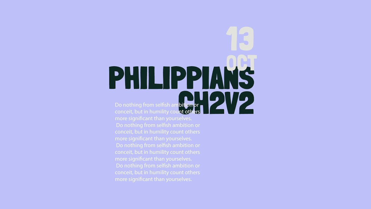 Daily Devotional with Matt Carvel // Philippians 2:2 Cover Image