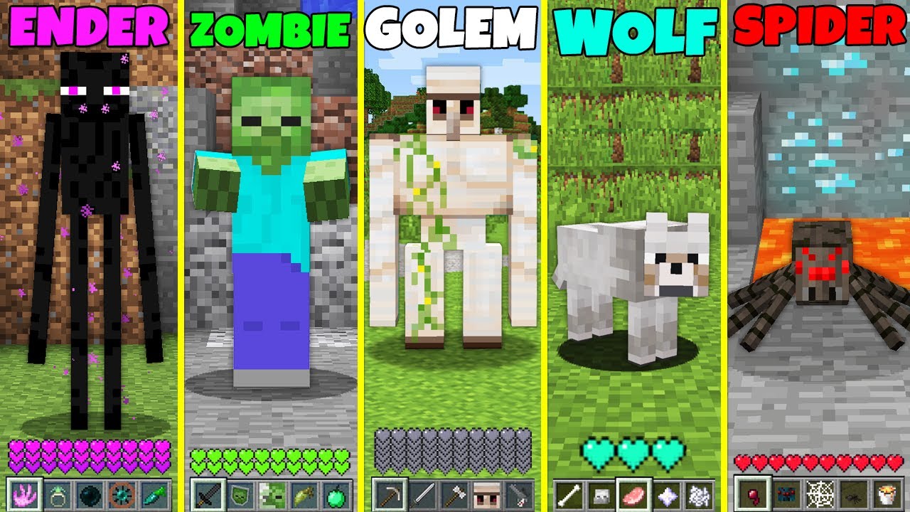 cool herobrine wolf Minecraft Mob Skin