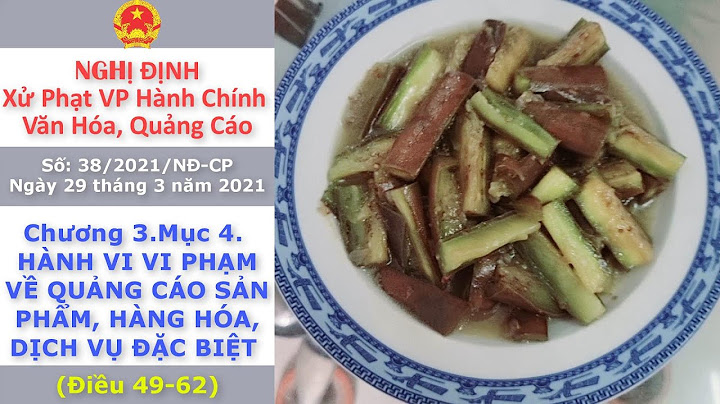 Nghị định xử lý về nhãn hàng hóa