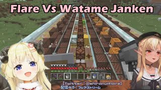 Flare Vs Tsunomaki Watame Janken【Hololive English Sub】