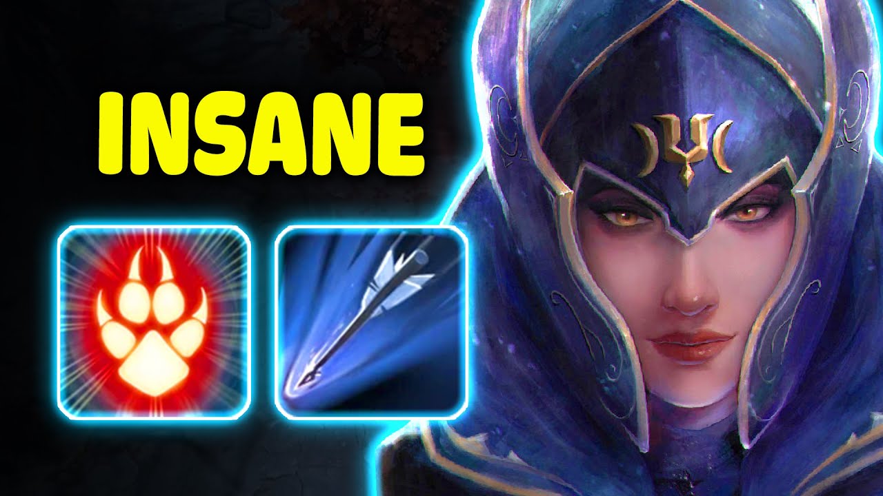 INSANE Big Atk DMG Feral Impulse + Marksmanship | Dota 2 Ability Draft