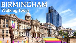 🇬🇧 Birmingham Walking Tour | Pre Commonwealth Game 2022 City Walk | England, UK | 4K video 60fps