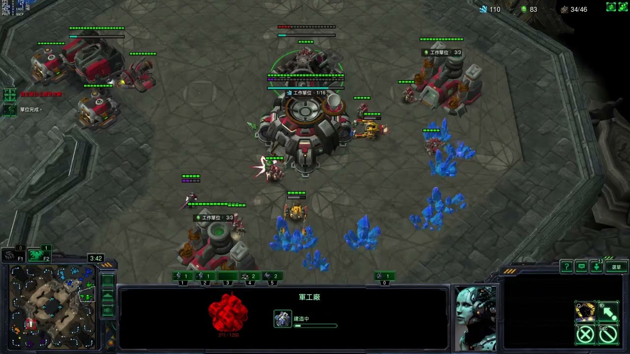 SC2 kr server 3v3 Team game // Nuke Cheese!