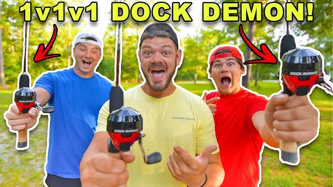 Dock Demon Fishing Rod Challenge! (Impressive) 