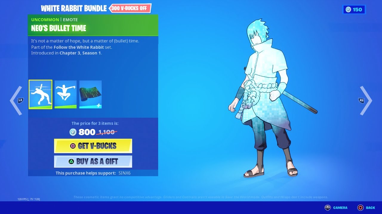 Fortnite The Matrix emotes.. - YouTube