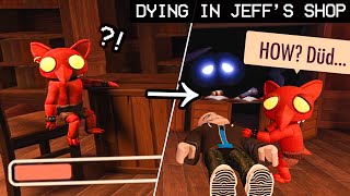 WHAT HAPPENS if you die in JEFF'S SHOP? (El Goblino reaction) - Doors Hotel+ Update