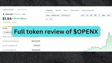 Full token review of OpenxAI. $OPENX. Trending on coingecko.