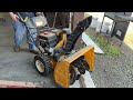 Lot 58- Cub Cadet 526 SWE Snowblower