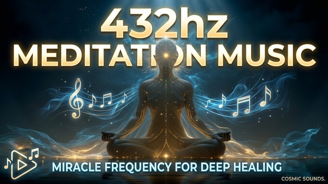 432Hz Healing Frequency Meditation for Deep Sleep | Calming Ambient ...