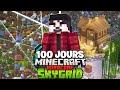 Jai survcu 100 jours en skygrid hardcore sur minecraft 