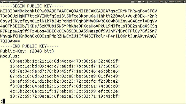 RSA Key Generation, Signatures and Encryption using OpenSSL
