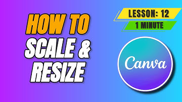 How to Scale or Resize a Video in Canva Video Editor - Lesson 12 Canva Video Editing Tutorial