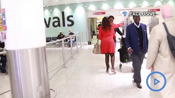 EXCLUSIVE  Raila Odinga arrives in London for a lecture