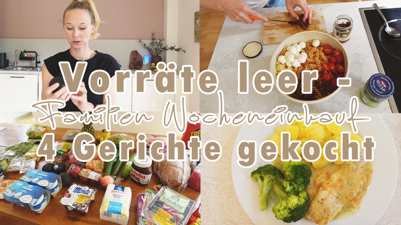 🍴4 schnelle & gesunde Familiengerichte mit wenig Zutaten