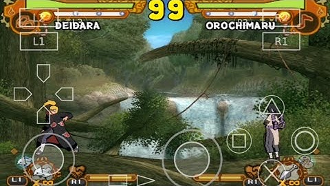 Naruto Shippuden Ultimate Ninja 5 Gameplay on Aether Sx2 Emulator Android