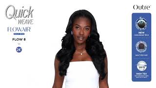 Outre Quick Weave FlowAir Half Wig - Flow 8