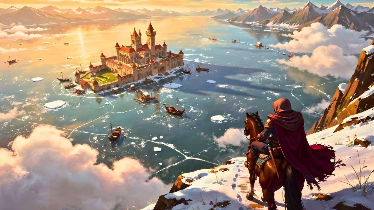 Above the Crystal Realm | Medieval Fantasy Music for Peace & Relaxation