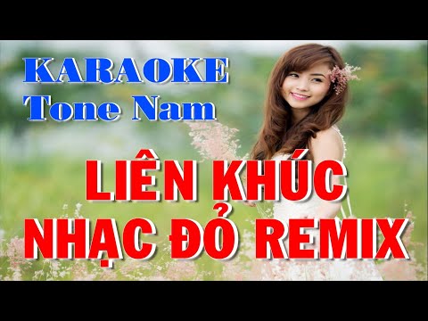 Liên Khúc Nhạc Đỏ Karaoke - Karaoke Liên Khúc Nhạc Đỏ DJ || Gửi Em Ở Cuối Sông Hồng || Tone Nam DJ Remix Thái An Studio