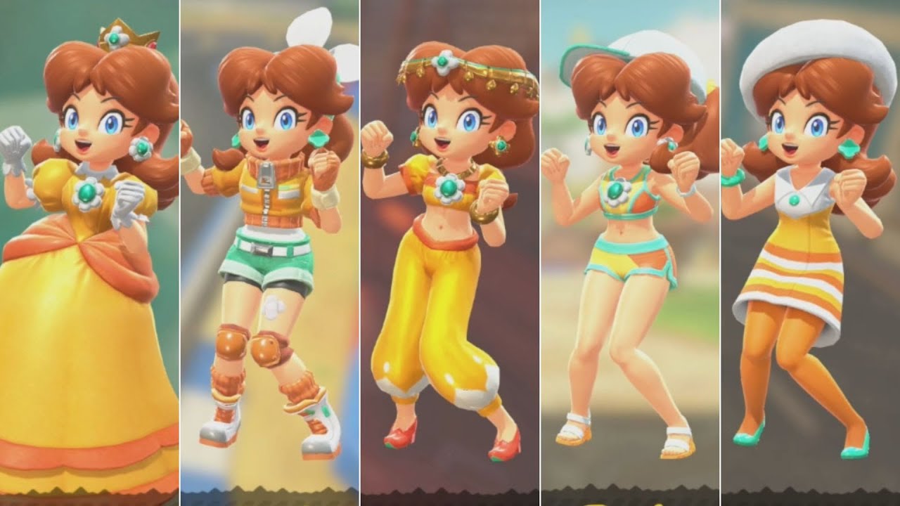 Mario Kart World // All Daisy Characters