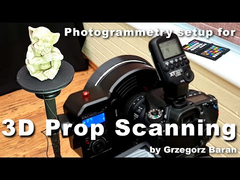 Photogrammetry Setup for Indoor 3D Prop Scanning