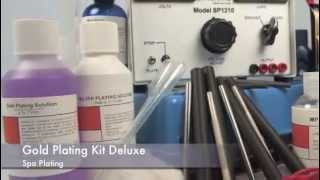 Gold Plating Kit - gold plate jewelry, antiques, dental appliances