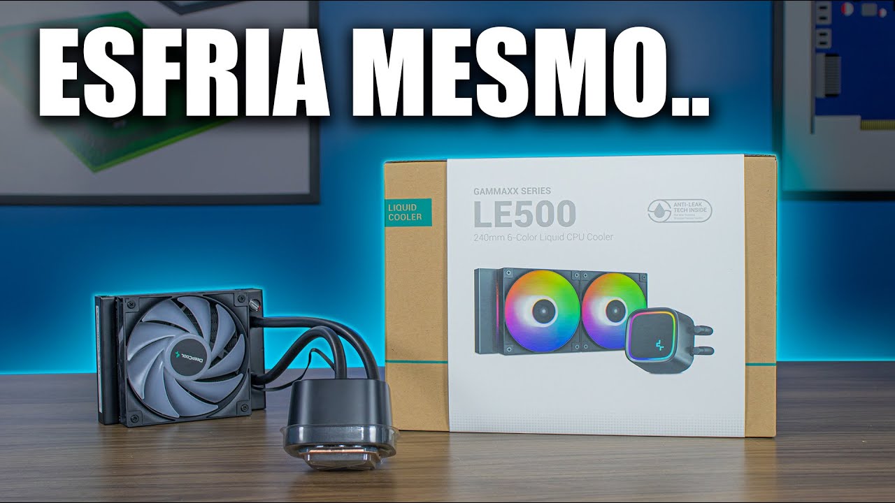 WATER COOLER CUSTO BENEFÍCIO QUE ESFRIA ATÉ RYZEN 9, TESTE DEEPCOOL