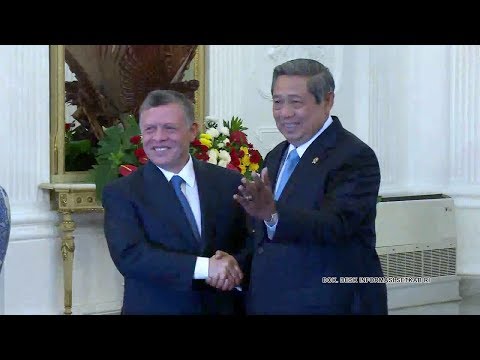 Bahas Kerjasama Perdagangan dan Investasi, Presiden SBY Terima Raja Yordania