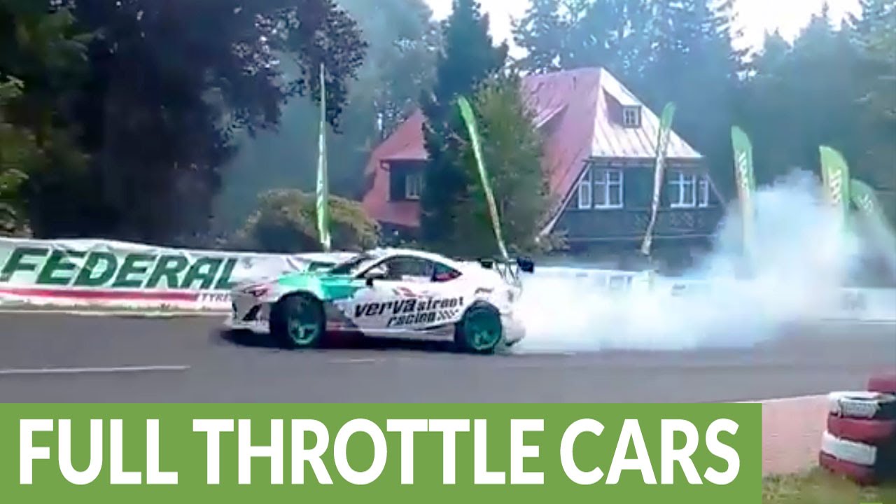 drifting race car sends tire flying into the crowd youtube