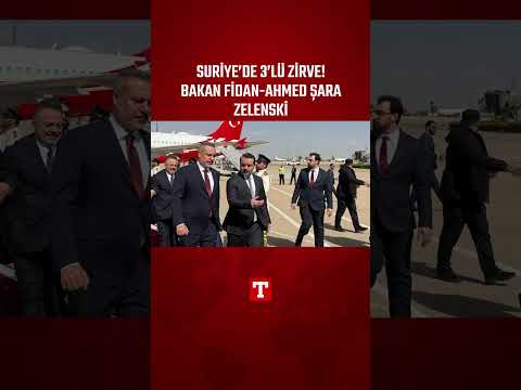 Suriye'de 3'lü Zirve! Ahmed Şara-Bakan Fidan ve Zelenskiy Bir Araya Gelecek! #Shorts
